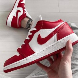 Air Jordan Gym Red white Sneakers-Ajmanshop