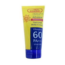 The Skin Doctor Advance Sunblock Face and Body Cream SPF 60-Ajmanshop