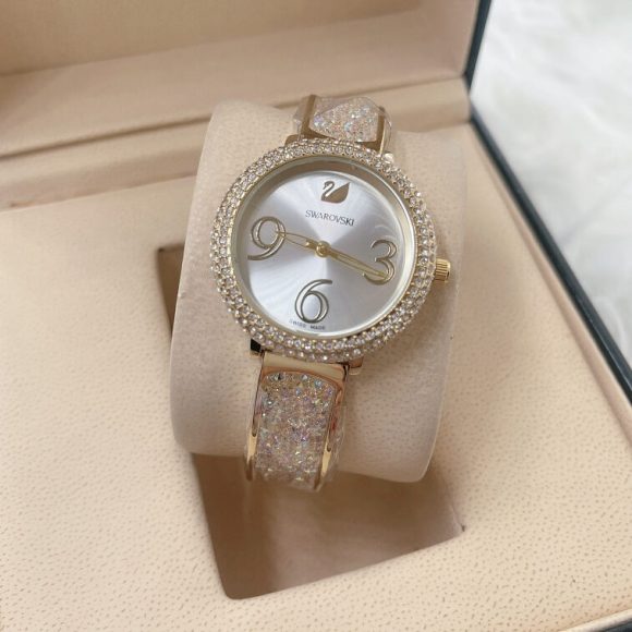 Swarovski Stylish Watches For Women With Box-Ajmanshop