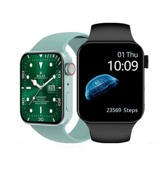 W7Pro Smart Watch 44mm Wireless Charging Bluetooth Call Heart Rate Full Touch Screen Sports Fitness Tracker