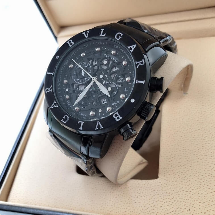 Bvlgari Stylish Watches For Men With Box-Ajman Shop