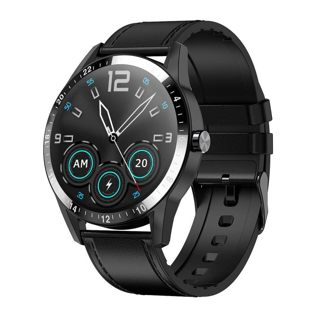 G20 Full Touch Smart Watch for Men Business Style Support Bluetooth Call Heart Rate Monitor Watch- Android/IOS Phone-Ajman Shop