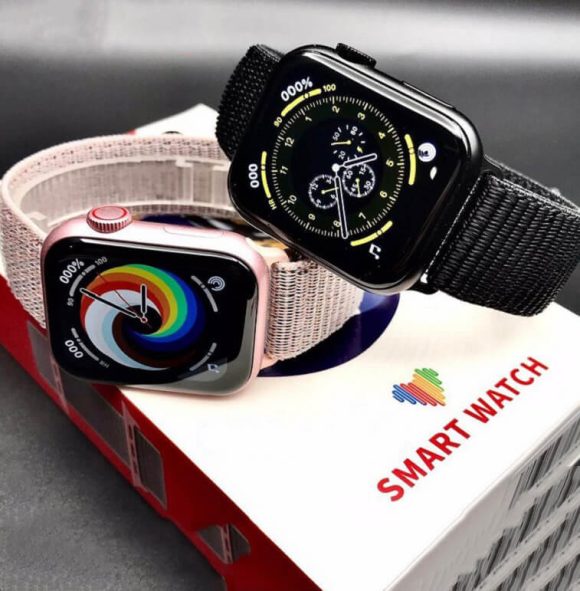 HW18 Smart Watch Series6 With Extra Nylon Strap-Ajman Shop