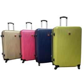 Hard Side Suitcase Luggage Lightweight Travel Bag Trolley With Spinner Wheels & Lock 30 Inch, Multi Color-Ajmanshop