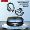 Lenovo XT80 ThinkPlus Bluetooth 5.3 True Wireless Headphones with Mic Button Control Earhooks Waterproof, Original-Ajmanshop