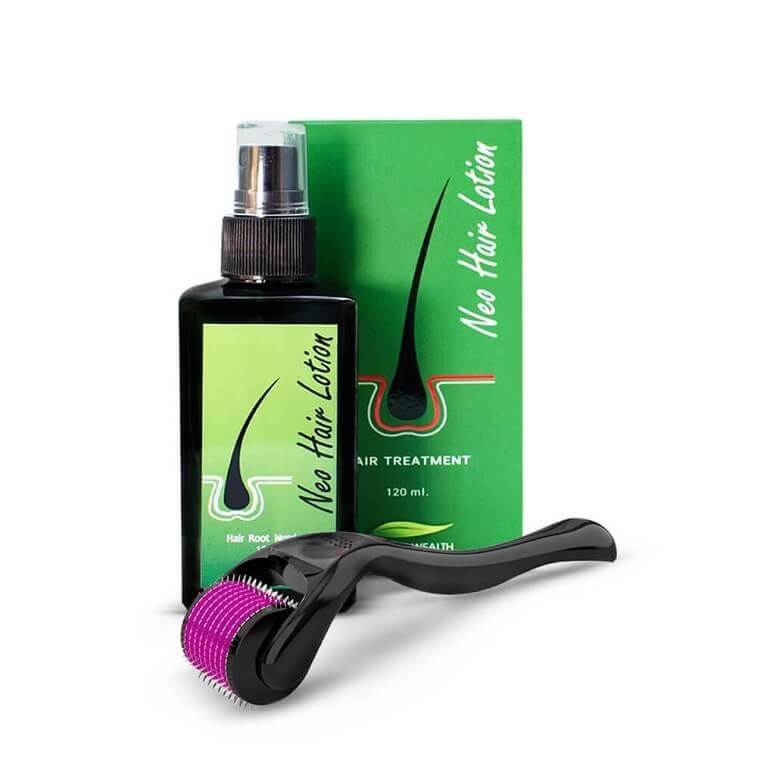 Neo Hair lotion 120ml and Derma Roller Bundle Pack-Ajman Shop (1)