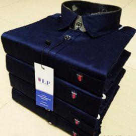Men's Export Quality Regular Size Full Sleeve New Stylish And Casual Shirt For Gents- Royal Blue-Ajmanshop