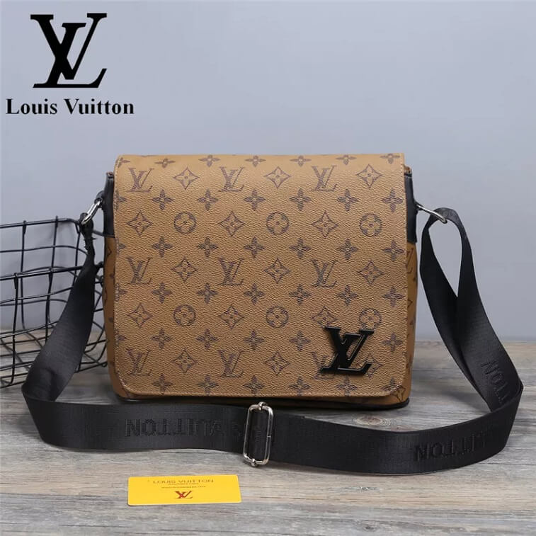 Louis Vuitton Logo Monogram Shoulder/CrossBody Bag, Unisex - Best ...