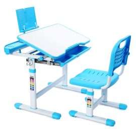 Adjustable Kids Study Desk and Chair Set-AjmanShop