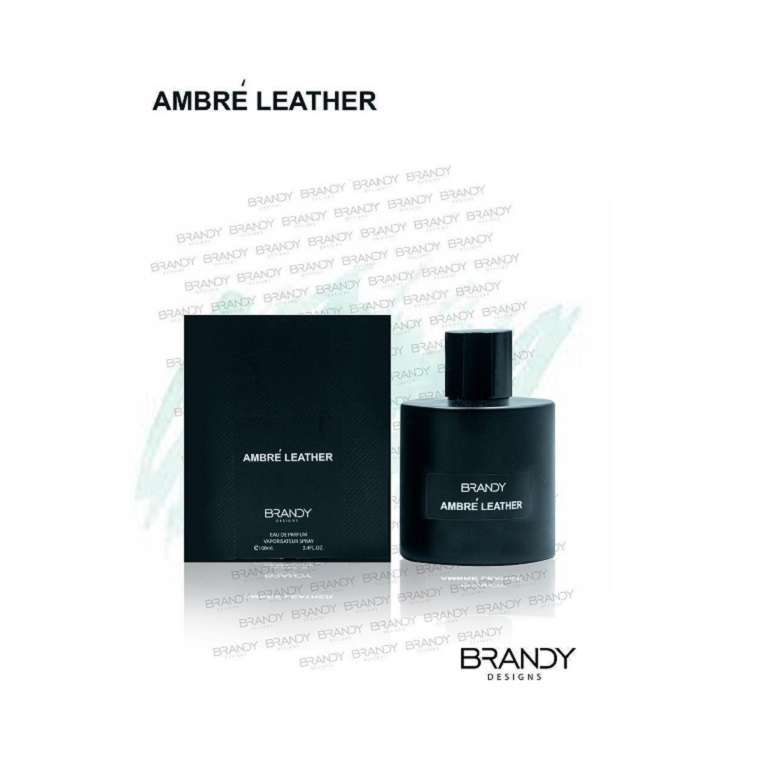 Brandy Designs Ambré Leather Perfume, Baroque Scent 100ml-AjmanShop