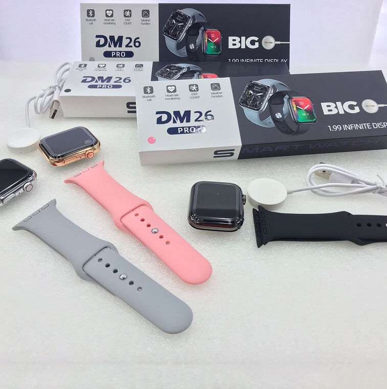 DM 26 PRO Smart Watch, Large 1.99 Infinite Display Watch For Women Men -AjmanShop