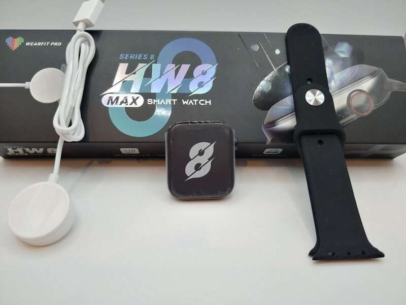 HW8 MAX Smartwatch Men NFC Voice Assistant Bluetooth Call Watch-Ajmanshop
