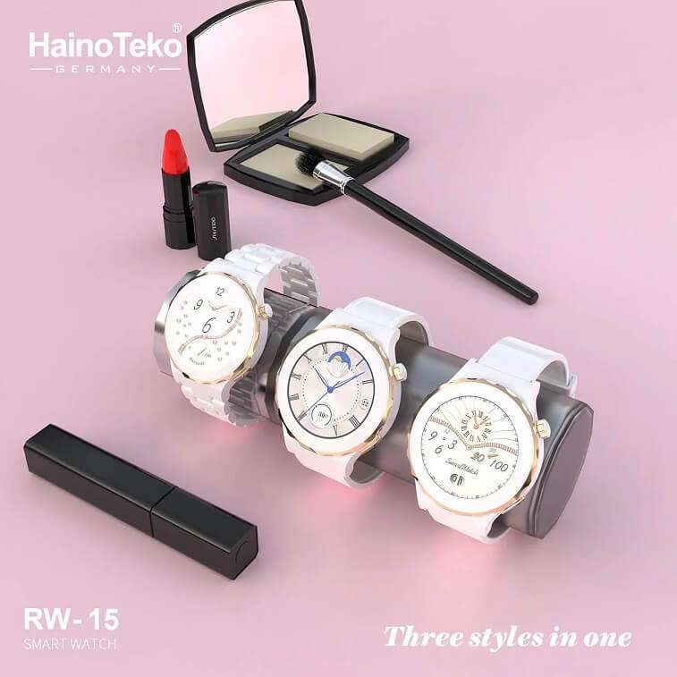 Haino Teko RW 15, 3 Strap Exclusive Smart Watch-Ajmanshopp