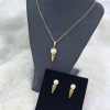 Pearl Pendant Gold Jewelry Set- AjmanShop