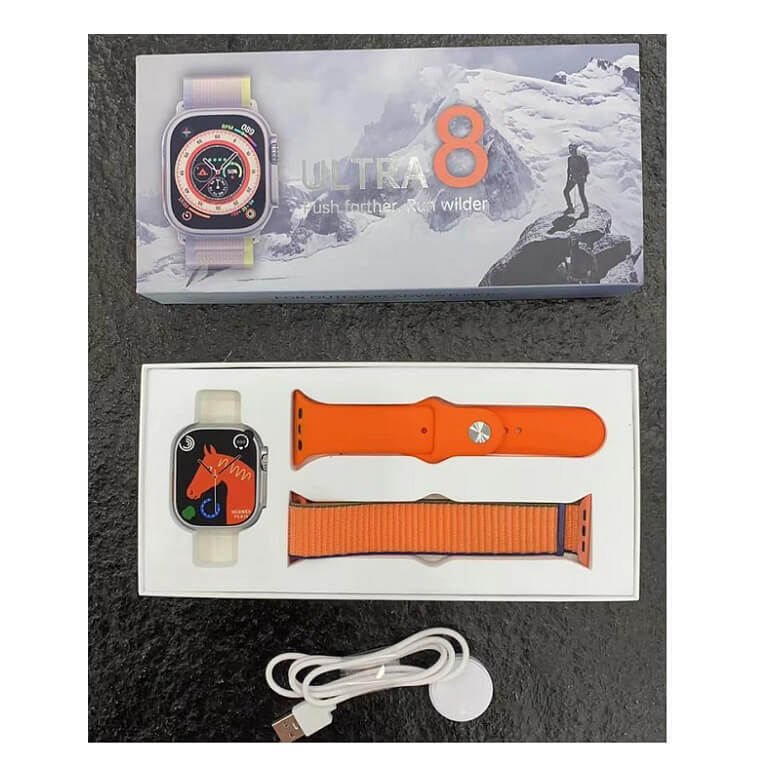 Ultra 8 Series Best Smart Watch Clone, IP68 Waterproof 49mm Watch-Ajmanshop
