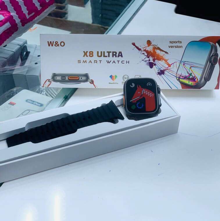 X8 Ultra Smart Watch Men Series 8 NFC Body, Bluetooth Call Wireless IWO Smartwatch-AjmanShop-Ajman-UAE-Dubai