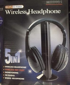 5-in-1 Wireless Headphones MH2001 in AjmanShop