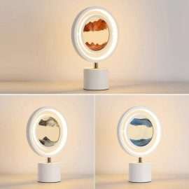 Decorative Lamp 3D Art Lamp Small Ring Frame in AjmanShop