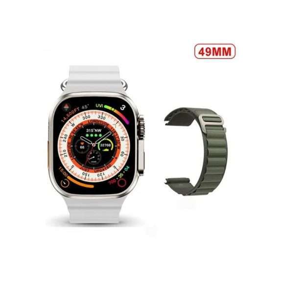 H11 Ultra Smartwatch with Strap Lock Series 8 Bluetooth Call NFC ECG Smart Watch-Ajmanshop