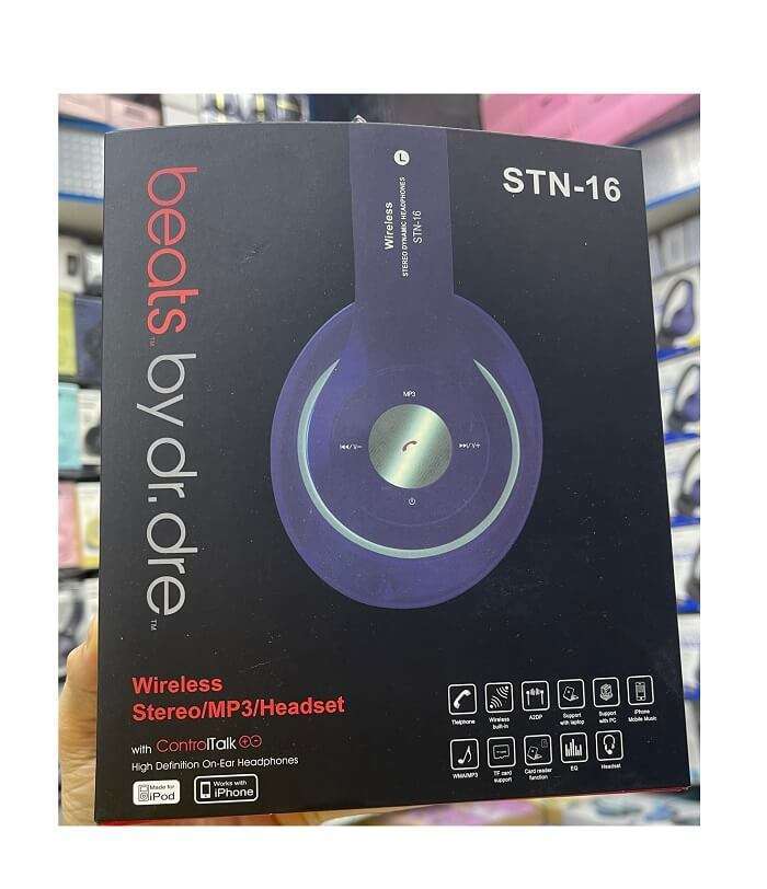 STN-16 Wireless Bluetooth Over-Ear Headphones in AjmanShop