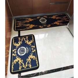 Versace 2 Pieces Non-Slip Kitchen Mat Set In AjmanShop