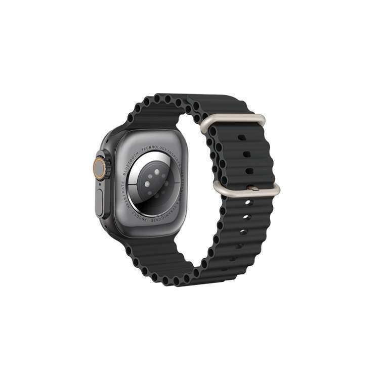 WIWU SW01 Ultra Sports SmarT Watch, Genuine- Black-Ajmanshop
