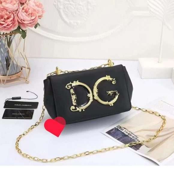 Dolce & Gabbana Black D&G Girls Phone Bag in AjmanShop