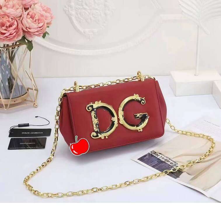 Dolce & Gabbana Maroon D&G Girls Phone Bag in AjmanShop