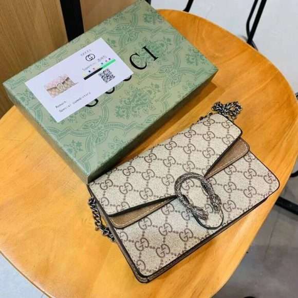 Gucci Woman Dionysus Chain Flap Bag Super Mini Bag in AjmanShop
