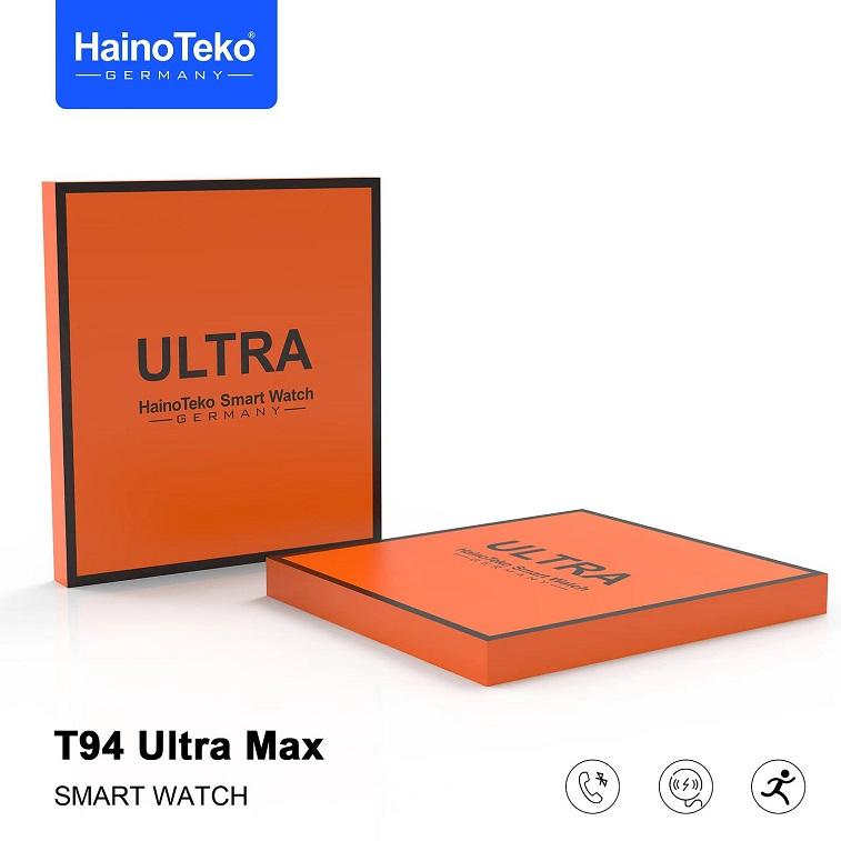 Haino Teko T94 Ultra Max SmartWatch, Biggest Screen Size With 4 Pairs Strap Smart Watch-Ajmanshop