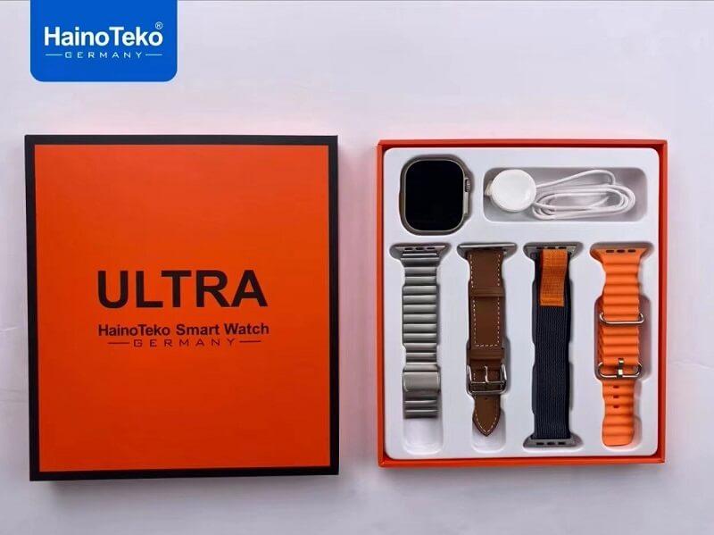 Haino Teko T94 Ultra Max SmartWatch, Biggest Screen Size With 4 Pairs Strap Smart Watch-Ajmanshopp

