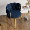 Nordic Blue Barrel Back Dining Chair in AjmanShop