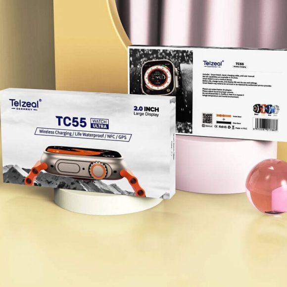 Tezeal TC55 Ultra SmartWatch, Wireless Charging Waterproof, NFC Watch-Ajmanshop