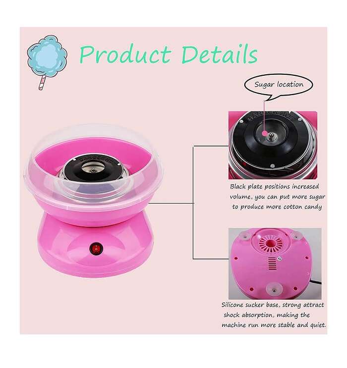 Electric Cotton Candy Machine Pink in AjmanShop