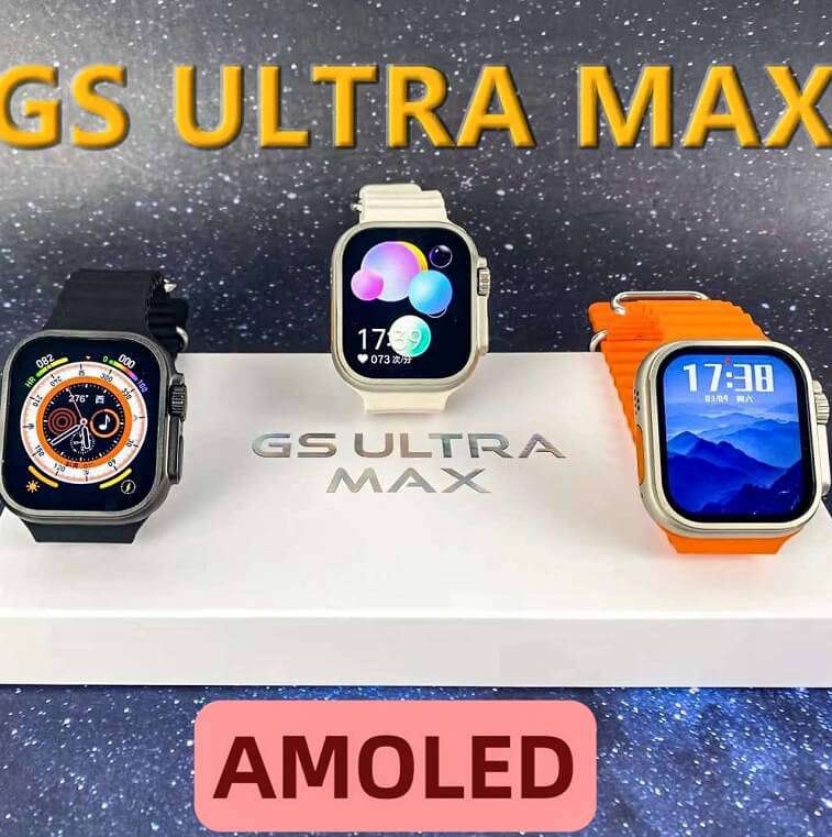 GS Ultra Max Smart Watch, AMOLED HD Screen Best SmartWatch-Ajmanshop