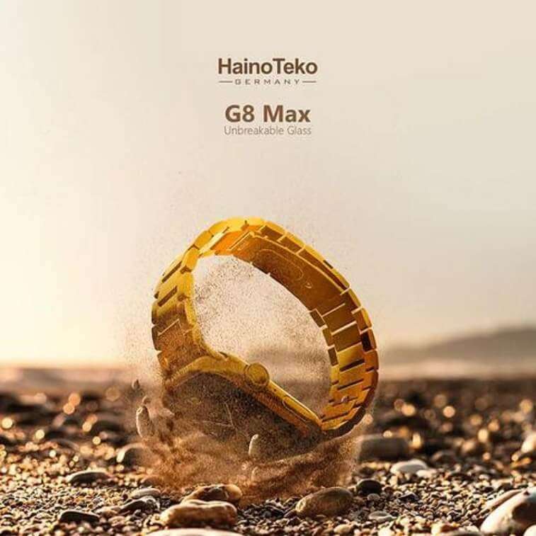 Haino Teko G8 Max SmartWatch, With 2 Strap Orginal Smart Watch-Ajmanshop
