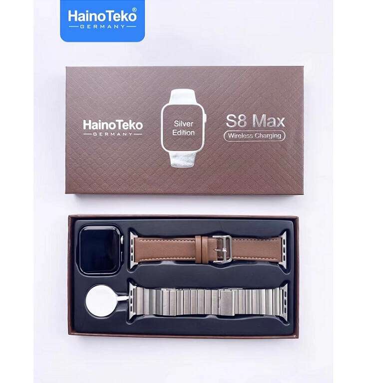 Haino Teko S8 Max SmartWatch, With 2 Strap Orginal Smart Watch-Ajmanshopp