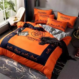 New Premium Hermes Collection Bed Sheet Cover Set King Size in AjmanShop