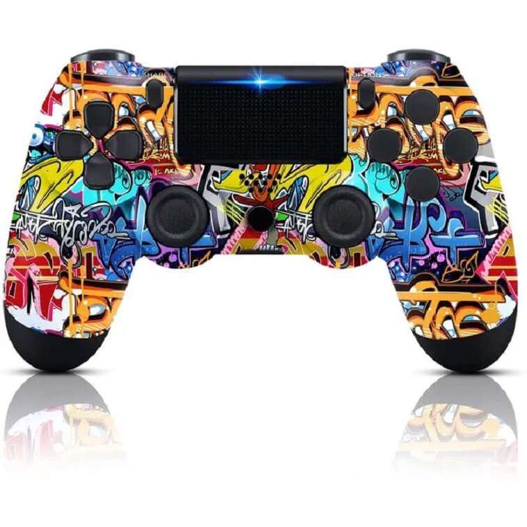 PlayStation 4 Dual Shock Wireless Controller with Bluetooth Joystick Gaming Remote Control- MultiColor-Ajmanshop