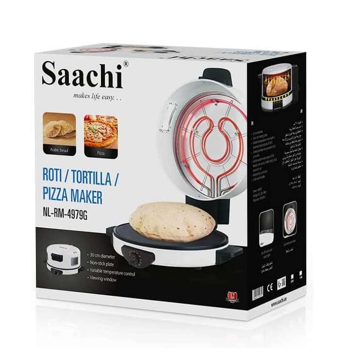 Saachi Tortilla And Pizza Bread Maker 30 cm 1800 W in AjmanShop 