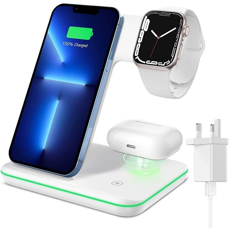 Wireless Charger 4 in 1 Wireless Charger Station for Apple-Ajmanshopp (1)