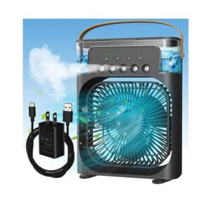 Air Fan Cooler Humidifier Black AjmanShop