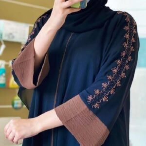 Black Beige Abaya in Ajman Shop Dubai