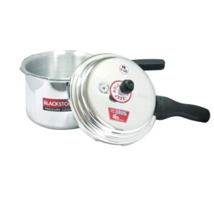 BlackStone Pressure Cooker 3.0 L Aluminum Cooker for Kitchen with Outer Lid BSPC6701 Ajmanshop