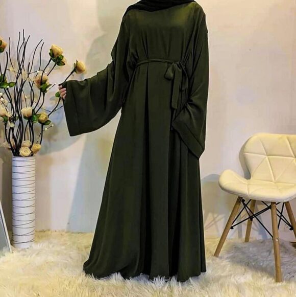 Bottle Green Abaya in Ajman Shop Dubai