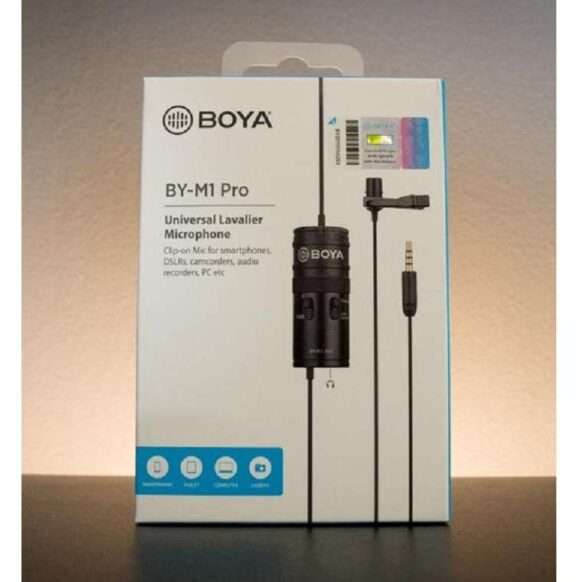 Boya BY M1 Pro Universal Lavalier Microphone- AjmanShop