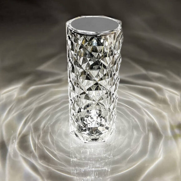 Crystal Table Lamp Rose Lamp - AjmanShop