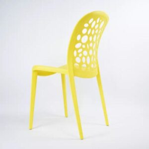 Dining Chair A Minimalist Style Modern Plastic Chair Yellow in Ajman Shop Dubai