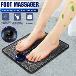 EMS Foot Massage Mat Physiotherapy Automatic Electric Massager Relax Foot - AjmanShop