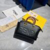 Fendi Roma Mini Small Black leather Boston bag in AjmanShop 1